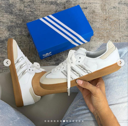 AD SAMBA BEIGE PLATEADO