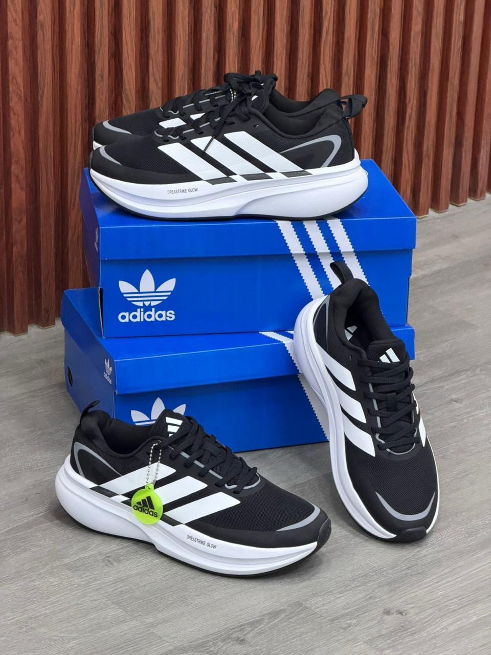 Adidas Run Falcon Kids (Negro-Blanco)