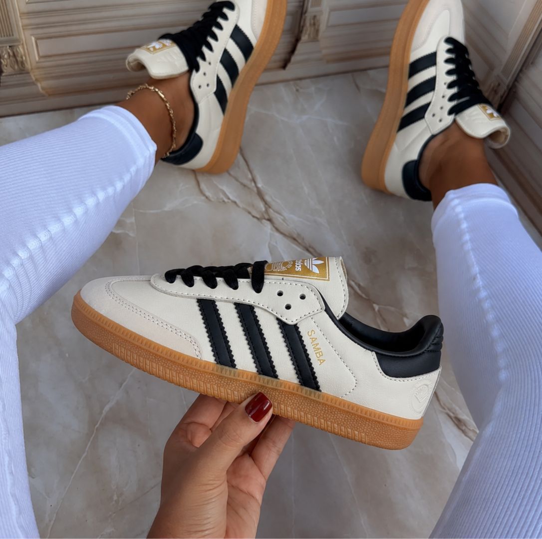 Adidas Samba OG (Blanco-Negro)
