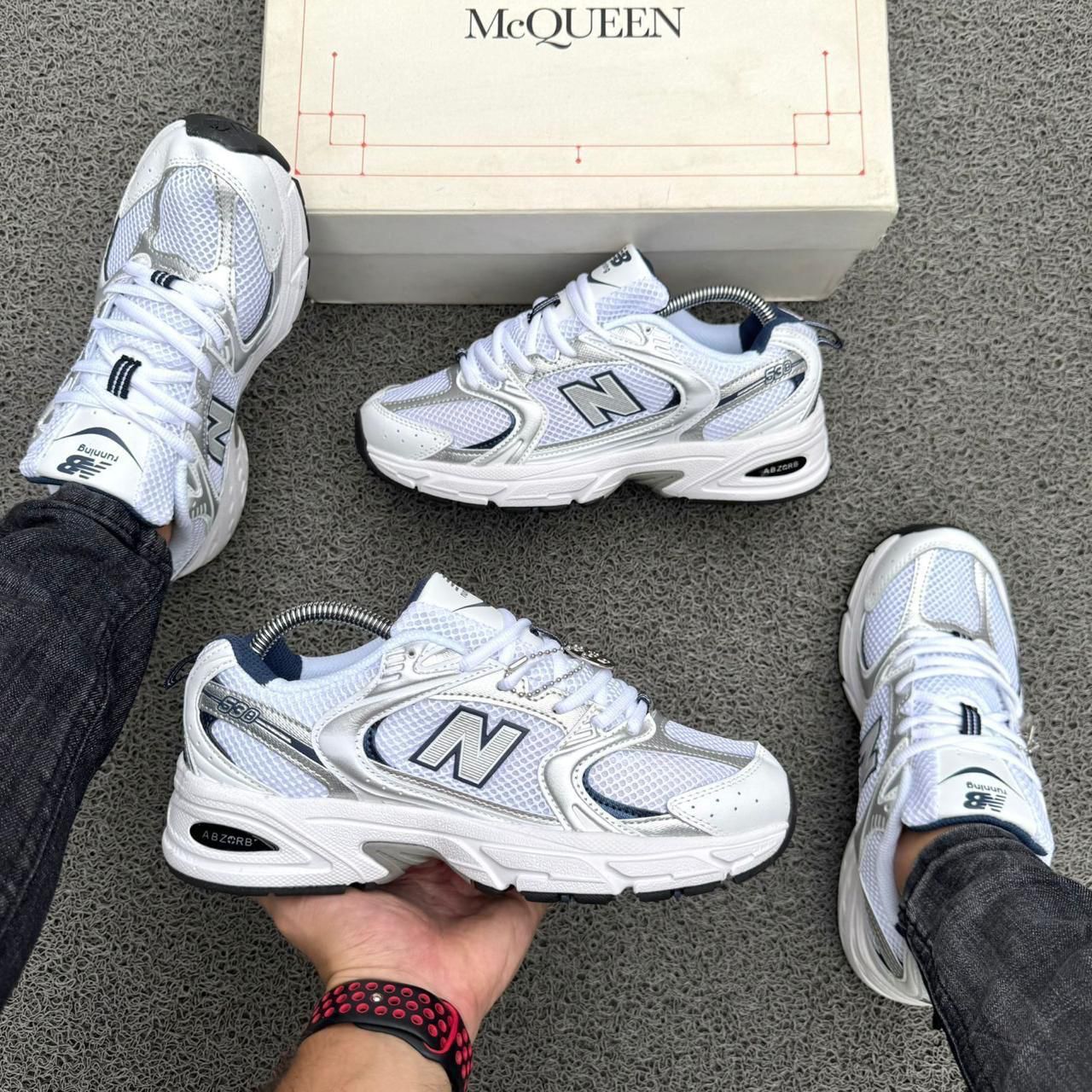 New Balance 530 (Gris-Blanco)